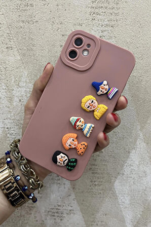 Apple iPhone 12 Uyumlu 3D Cartoon Tasarım Soft Kılıf