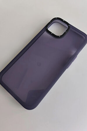Apple iPhone 11 Kılıf Kamera Korumalı Renkli Şeffaf