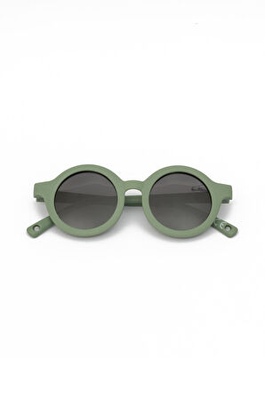 6-36 Ay Polarize Cam Elastik Bebek Güneş Gözlüğü -Kırılmaz Yeşil