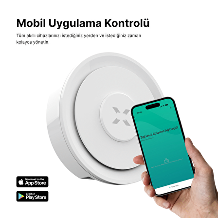 Akıllı Ev Ethernet Ağ Geçidi Mobil App Kontrollü Köprü Cihazı Tuya Uyumlu Gateway Hub X7965