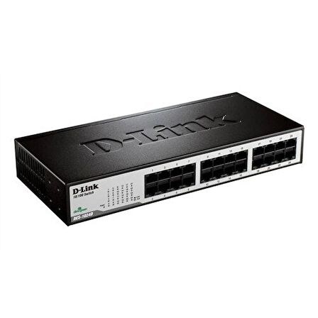 D-Lınk Des-1024D 24 Port 10/100Mbps Yonetılemez Metal Kasa Rackmo