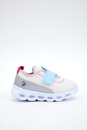 Pembe Kız Luna Rahat Taban Işıklı Çocuk Sneaker