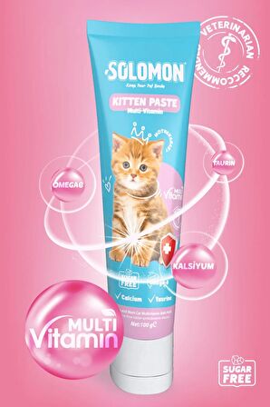 Kitten Paste 100 Gr Yavru Ve Anne Kedi Multivitamin Malt Macunu