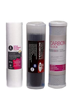 Ihlas Su Arıtma Cihazı Filtresi - 3 Lü Ihlas Filtre - %100 Orjinal