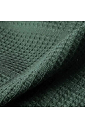 Nira Yeşil %100 Pamuk Yüksek Kalite Tek Kişilik Pike