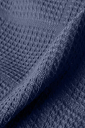 Vela Indigo %100 Pamuk Yüksek Kalite Tek Kişilik Pike