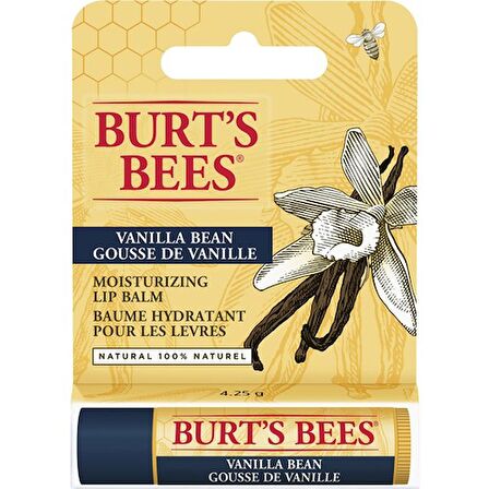 Burts Bees Vanilya Aromalı Dudak Bakım Kremi Blister Ambalaj- Vanilla Lip Balm Blister Box 4,25 gr