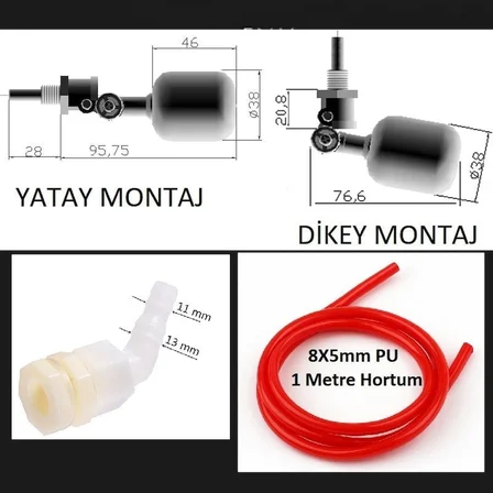 YATE10 Mini Şamandıra Seti Çok Amaçlı