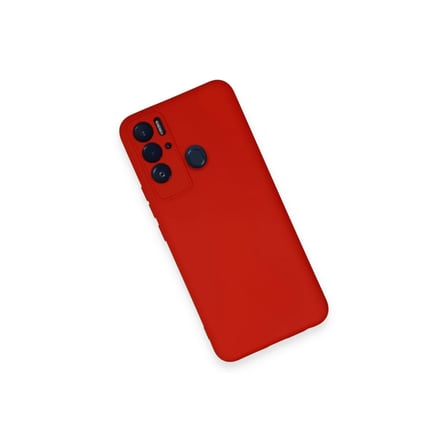 Tecno Pova Neo Kılıf Nano içi Kadife Silikon - Kırmızı