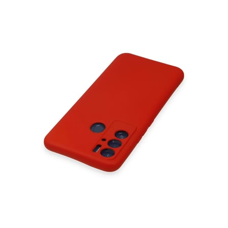 Tecno Pova Neo Kılıf Nano içi Kadife Silikon - Kırmızı