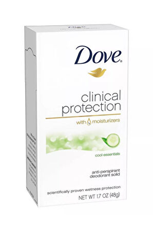 Dove Clinical Protection Cool Essentials Antiperspirant (48hr) Kadın Deodorant 1.7 oz 48gr
