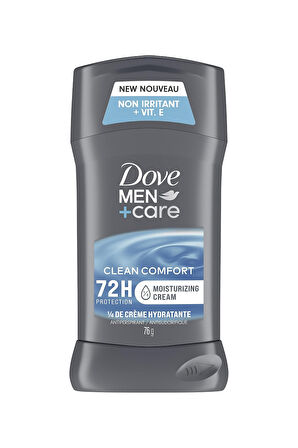Dove Men + Care Clean Comfort Antiperspirant (72hr) Erkek Deodorant 2.7 oz 76gr
