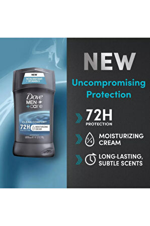 Dove Men + Care Clean Comfort Antiperspirant (72hr) Erkek Deodorant 2.7 oz 76gr