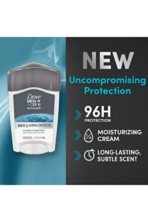 Dove Men + Care Clinical Protection Clean Comfort  Antiperspirant (96hr) Erkek Deodorant 1.70 oz  48gr