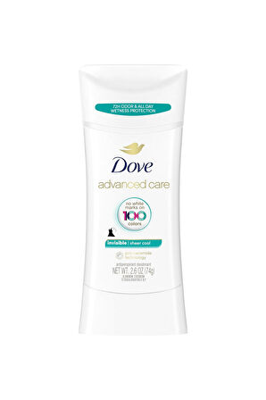 Dove Advanced Care İnvisible Sheer Cool Antiperspirant (Kadın) 72hr Deodorant 2.6oz 74gr