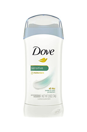Dove Sensitive (Hassas Cilt) 1/4 Moisturizers Deodorant 2.6 oz 74gr