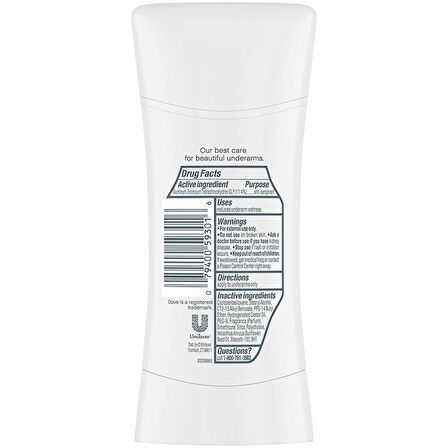 Dove Advanced Care Clear Finish Antiperspirant Deodorant 74GR