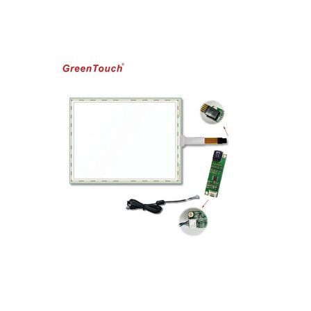 15" Green Touch Resistive Dokunmatik Cam