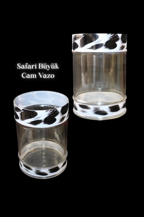 Safari Büyük Cam Vazo