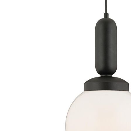 Arlo Tekli Siyah Modern Sarkıt Mutfak Salon Sarkıt Avize 
