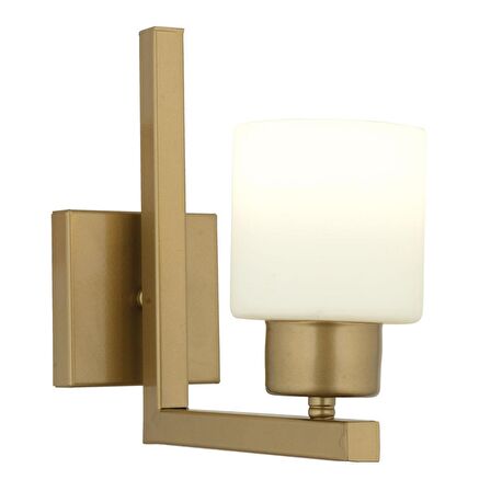 Apliqa Torqu Cam Modern Banyo - Yatak Odası Duvar - Yatak Başı Beyaz Aplik 