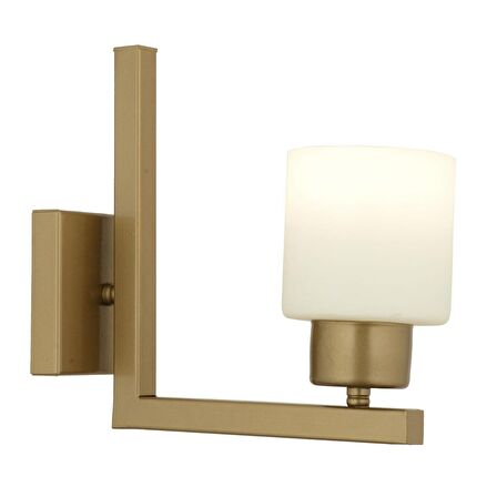 Apliqa Torqu Cam Modern Banyo - Yatak Odası Duvar - Yatak Başı Beyaz Aplik 