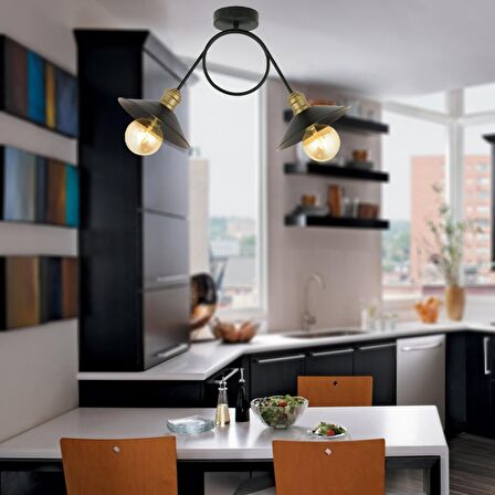 Dominik 2 Li Modern Genç Odası Mutfak Salon Avize 
