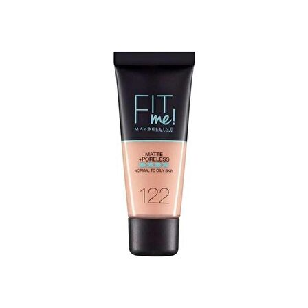 Real Techniques RT-1711 Mucize Makyaj Süngeri ve Maybelline New York Mat Fondöten Fit Me Matte Poreless Foundation No: 122 2li Set