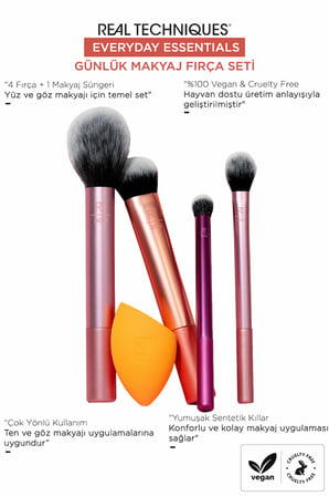 Everyday Essentials - Günlük Makyaj Fırça Seti