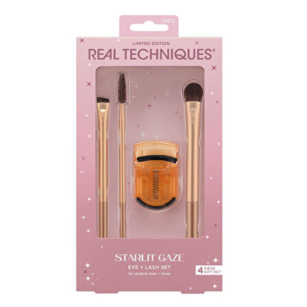 Real Techniques RT-7210 Starlit Gaze Eye and Lash Limited Edition Göz ve Kirpik Makyaj Fırça Seti