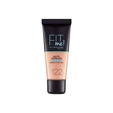 Real Techniques RT-1570 Miracle Ten Makyaj Süngeri 6lı ve Maybelline New York Mat Fondöten Fit Me Matte Poreless Foundation No: 122 2li Set