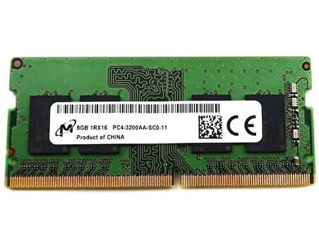 Micron 1RX16 PC4-3200AA-SC0-11 8 GB DDR4 3200 MHz Ram