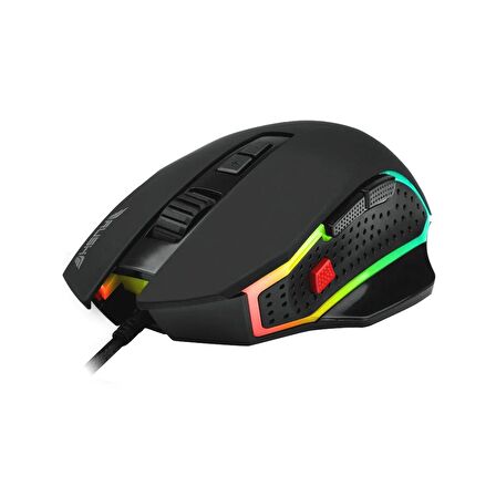 RUSH FIGHTER RM42 12.800 DPI RGB Gaming Oyuncu Mouse