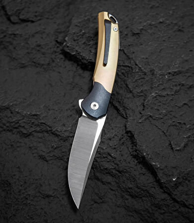 BESTECH SUPERNOVA BT2111C Titanyum+Zirkonyum Destek Sapı M390 Çakı