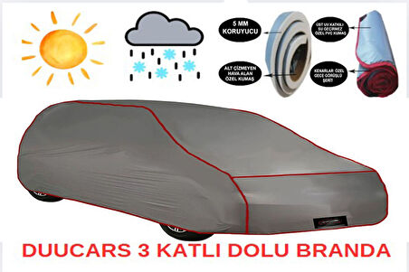 3 Katlı Dolu Darbe Koruyucu ALFA ROMEO GUİLETTA  Araba Brandası oto branda araba çadırı     