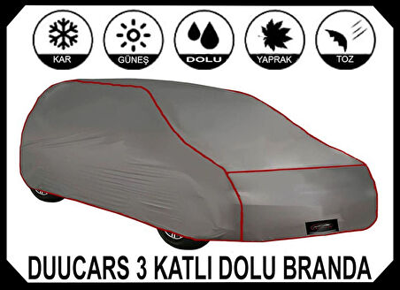 3 Katlı Dolu Darbe Koruyucu AUDİ QSPORTBACK Araba Brandası oto branda araba çadırı     