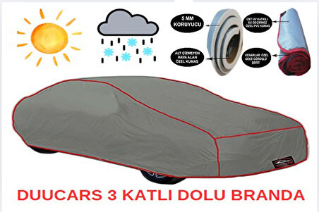 3 Katlı Dolu Darbe Koruyucu TOYOTA COROLLA Araba Brandası oto branda araba çadırı     