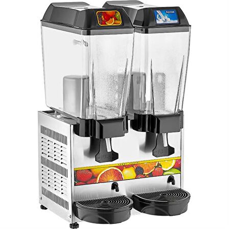 Remta Çiftli 20+20 LT Karıştırıcılı Soğutuculu Ayran Makinesi