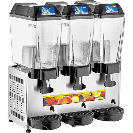Remta Üçlü 20+20+20 Lt Karıştırıcılı Soğutucu Ayran Makinesi