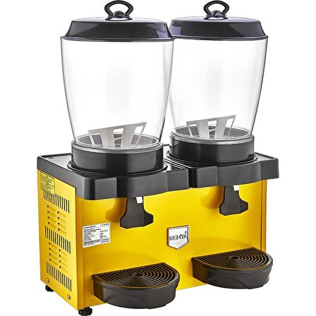 Remta Royal Çiftli Mini 11+11 L Soğutuculu Şerbet Ayran Makinesi