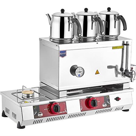 Remta 55 Model 3 Demlikli LPG(CE) + Elektrikli Çay Ocağı 34 lt