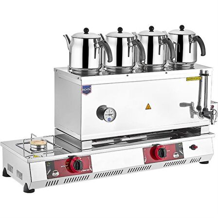 Remta 85 Model 4 Demlikli LPG(CE) + Elektrikli Çay Ocağı 43 lt