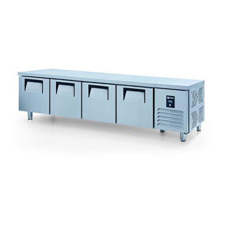 Iceinox Pişirici Altı Buzdolabı 450 Lt 304 Çelik Kaliteli 4 Kapılı