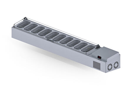 Iceinox Set Üstü Saladbar Pleksi Kapak GN 1/4-150: 10 Adet