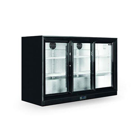 Iceinox Bar Tipi Buzdolabı Çarpma Kapı 210 Lt 430 Çelik Kaliteli 3 Kapılı