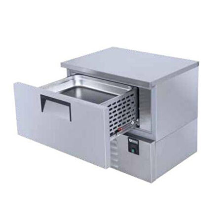 Iceinox Çekmeceli Soğutucu ve Dondurucu 1 Çekmeceli 430 Çelik Kaliteli