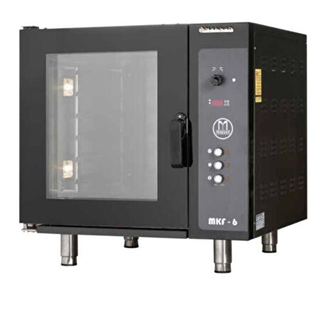 Maksan Elektrik Isıtmalı 6 Tepsili Konveksiyonlu Patisseri Fırın