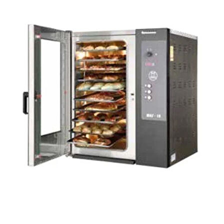 Maksan Elektrik Isıtmalı 10 Tepsili Konveksiyonlu Patisseri Fırın