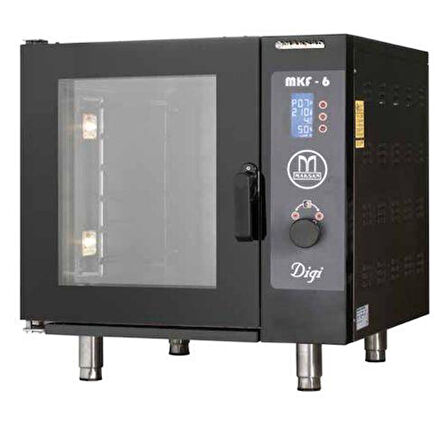 Maksan Elektrik Isıtmalı Dijital 6 Tepsili Konveksiyonlu Patisseri Fırın