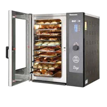 Maksan Elektrik Isıtmalı Dijital 10 Tepsili Konveksiyonlu Patisseri Fırın
